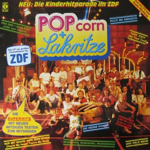 Various Artists - Popcorn + Lakritze (Die Kinderhitparade Im ZDF) (LP)