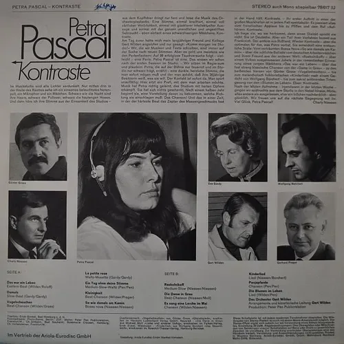 Pascal Petra - Kontraste (LP) – Bild 2