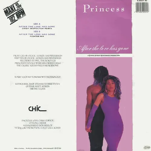 Princess - After the love has gone (Maxi-Single) – Bild 2