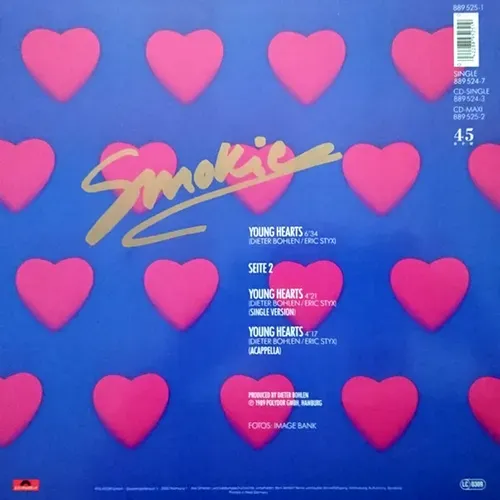 Smokie - Young hearts (Maxi-Single) – Bild 2