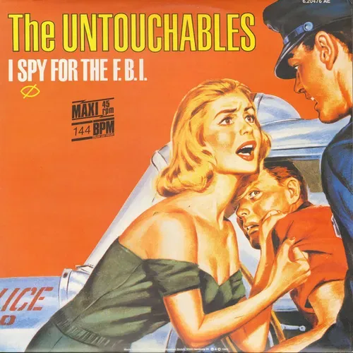 Untouchables - (I spy for the) FBI (Maxi-Single - Orange Wax)