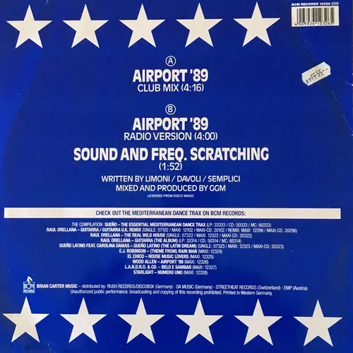 Allen Wood - Airport '89 (Maxi-Single) – Bild 2