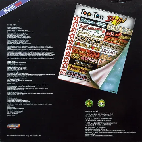 Band of Jocks - Let's all dance (Maxi-Single - IT) – Bild 2
