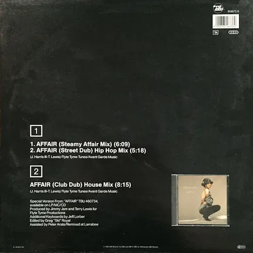 Cherrelle - Affair (Maxi-Single-NL) – Bild 2