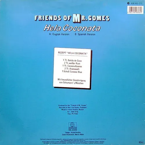 Friends of Mr. Gomes - Hela coconata (Maxi-Single) – Bild 2