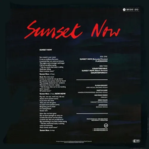 Heaven 17 - Sunset now (Maxi-Single) – Bild 2
