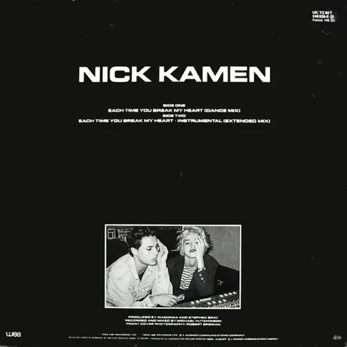 Kamen Nick - Each time you break my heart (Maxi-Single) – Bild 2