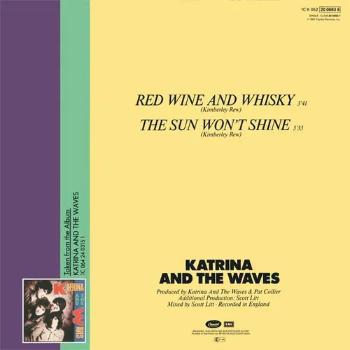 Katrina & Waves - Red wine and whisky (Maxi-Single) – Bild 2