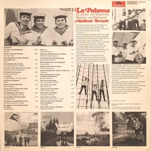 Medium Terzett - La Paloma (LP) – Bild 2