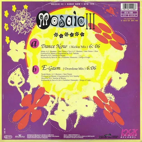 Mosaic III - Dance now (Maxi-Single) – Bild 2