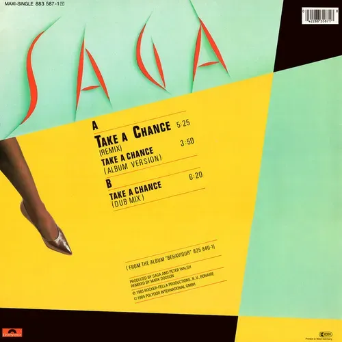 Saga - Take A chance (Maxi-Single) – Bild 2