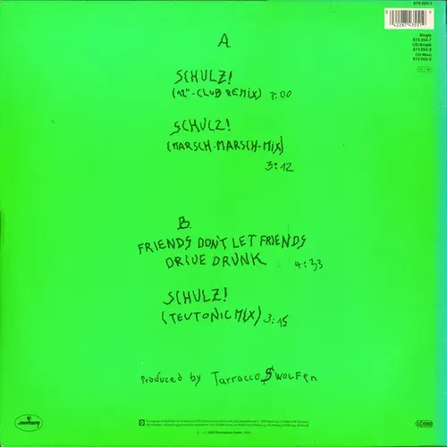 Schulz - Schulz (Maxi-Single) – Bild 2