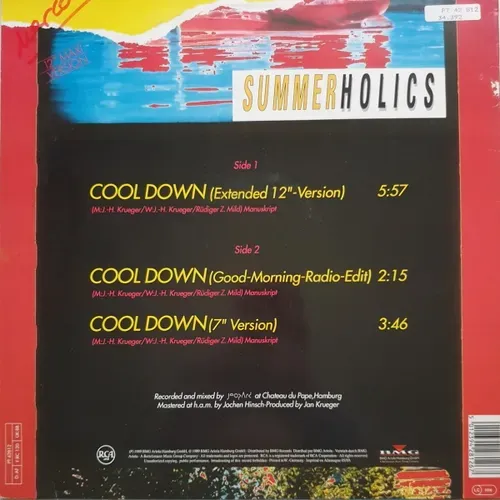 Summerholics - Cool down (Maxi-Single) – Bild 2