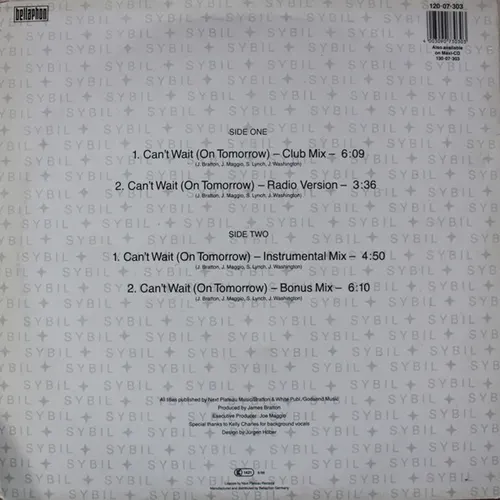 Sybil - Can't wait (Maxi-Single) – Bild 2