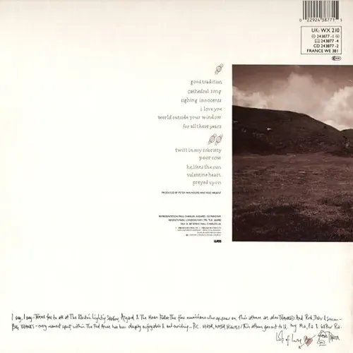 Tikaram Tanita - Ancient heart (LP) – Bild 2