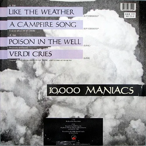 10.000 Maniacs - Like the weather (Maxi-Single) – Bild 2