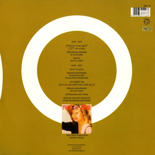 Abdul Paula - Forever your girl (Maxi-Single-UK) – Bild 2
