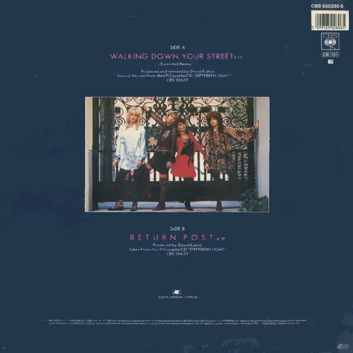 Bangles - Walking down your street (Maxi-Single-NL) – Bild 2