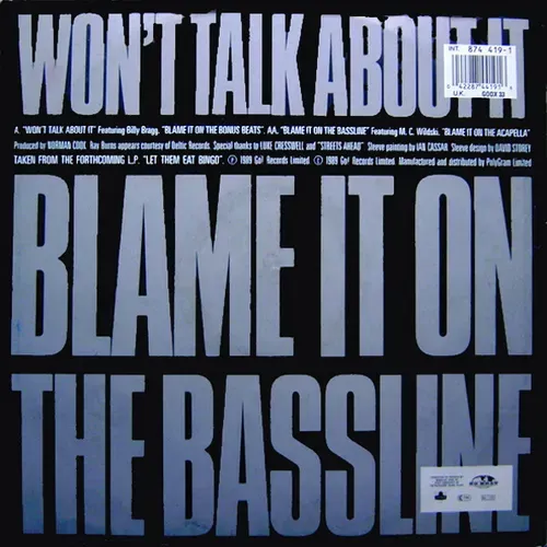 Cook Norman - Won't talk about it (Maxi-Single) – Bild 2