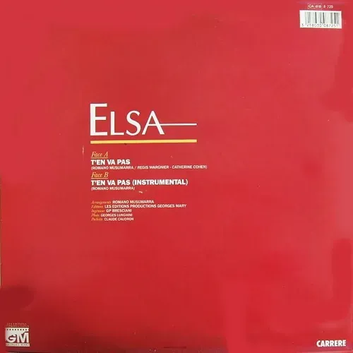 Elsa - T'en vas pas (Maxi-Single-FR) – Bild 2