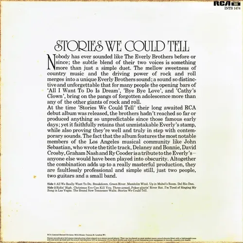 Everly Brothers - Stories we could tell (LP-UK) – Bild 2