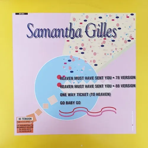 Gilles Samantha - Heaven must have sent you (Maxi-Single-BELG)