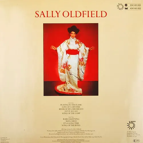 Oldfield Sally - Playing in the flame (LP) – Bild 2