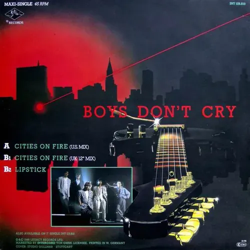 Boys Don't Cry - Cities on fire (Maxi-Single) – Bild 2