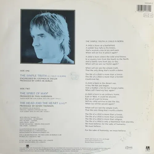De Burgh Chris - The simple truth (Maxi-Single) – Bild 2