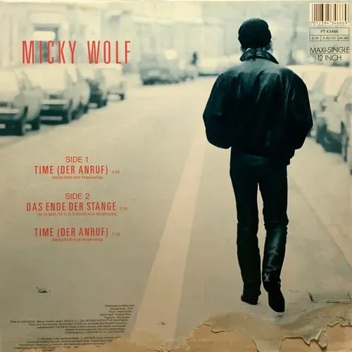 Wolf Micky - Time (Der Anruf) (Maxi-Single) – Bild 2