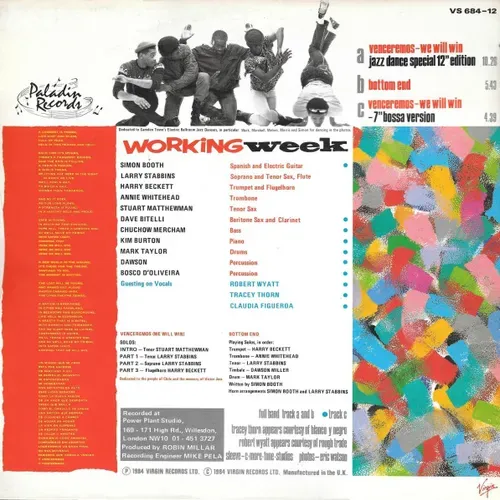 Working Week - Venceremos (Maxi-Single - UK) – Bild 2
