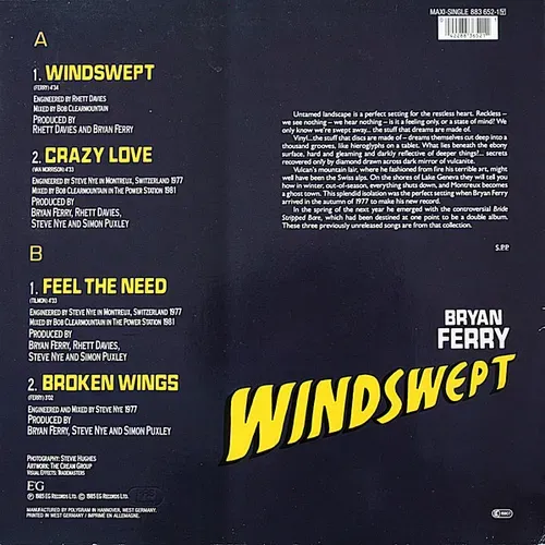 Ferry Bryan - Windswept (Maxi-Single) – Bild 2