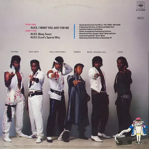 Full Force - Alice, I want you just for me (Maxi-Single-NL) – Bild 2