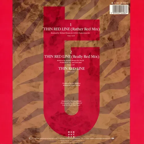 Glass Tiger - Thin red line (Maxi-Single) – Bild 2