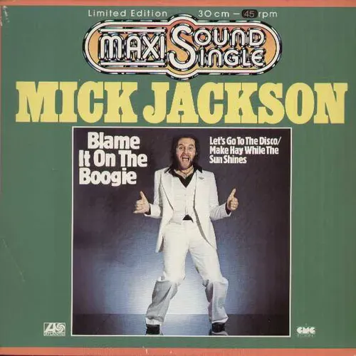 Jackson Mick - Blame it on the Boogie (Maxi-Single-Red Wax)