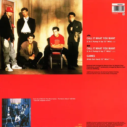 New Kids on The Block (NKOTB) - Call it what you want (Maxi-Single-NL) – Bild 2