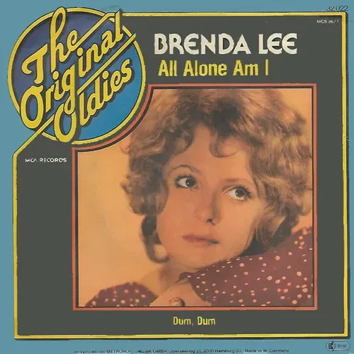 Lee Brenda - All alone am I / Dum, dum (RI)