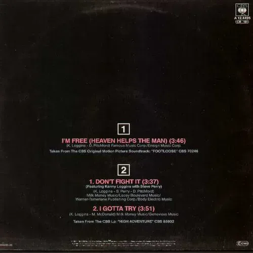 Loggins Kenny - I'm Free (Heaven Helps The Man) (Maxi-Single - NL) – Bild 2