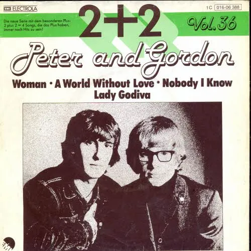 Peter & Gordon - Woman / A world without love (nur Cover-RI)