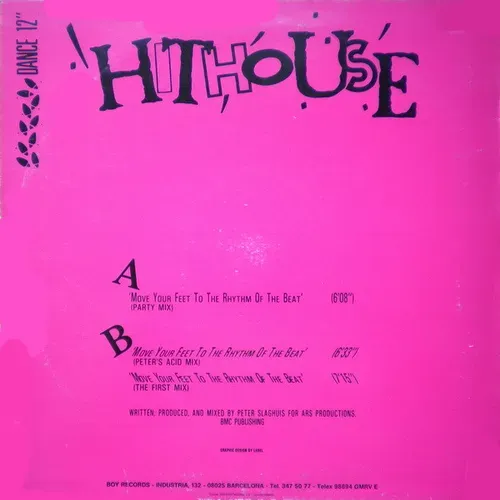 Hithouse - Move your feet to the rhythm of the beat (Maxi-Single-ESP) – Bild 2