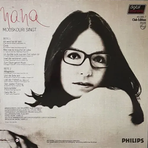 Mouskouri Nana - Nana (LP) – Bild 2
