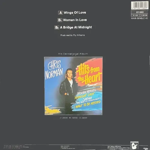 Norman Chris - Wings of love (Maxi-Single) – Bild 2