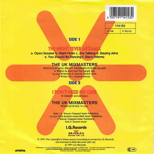 UK Mixmasters - The night fever Megamix – Bild 2