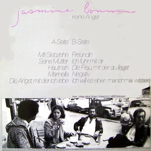 Bonnin Jasmine - Keine Angst (LP) – Bild 2