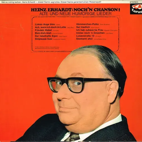 Erhardt Heinz - Noch'n Chanson (LP) – Bild 2