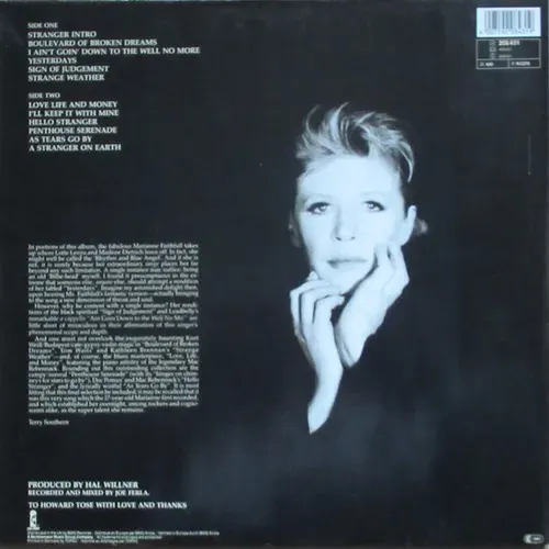 Faithfull Marianne - Strange weather (LP) – Bild 2