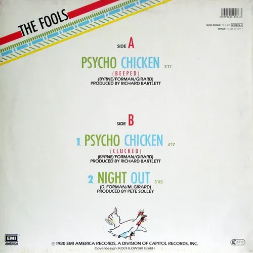 Fools - Psycho chicken (Maxi-Single) – Bild 2