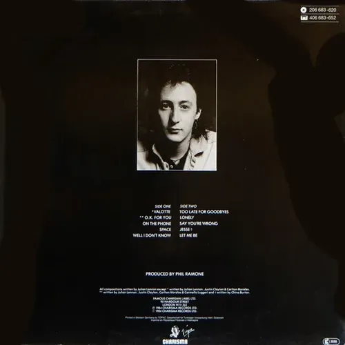 Lennon Julian - Valotte (LP) – Bild 2
