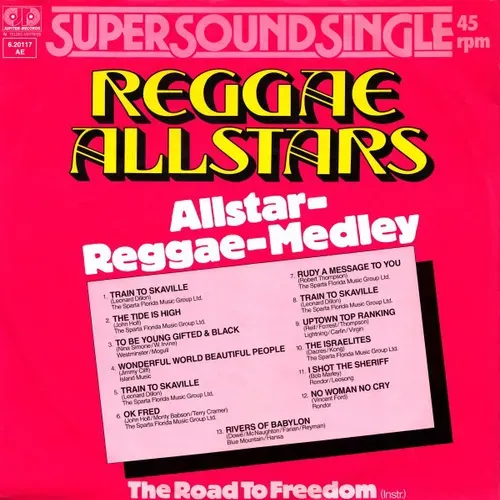 Reggae Allstars - Reggae-Medley (Maxi-Single) (Super Sound Single)