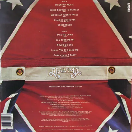 Alabama - Mountain Music (LP-US) – Bild 2
